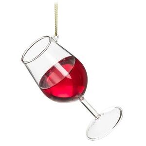 Abbott - Glass of Red Wine Ornament NWT